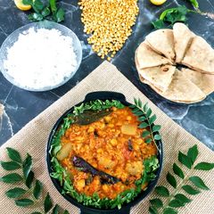 A picture of Bengal Gram Sabji.