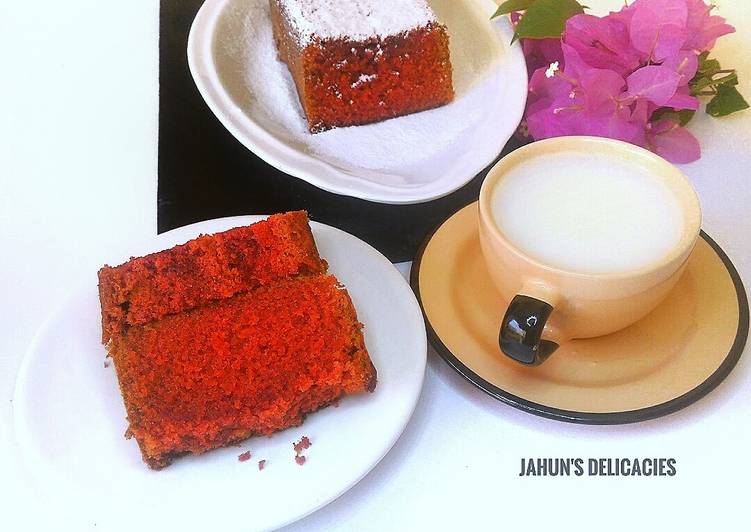 Recipe of Award-winning Red velvet cake