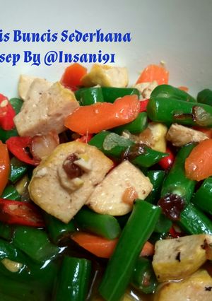 Foto resep Tumis Buncis Sederhana 🍲