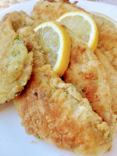 Una foto de Pescado empanado