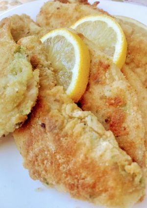 Una foto de Pescado empanado