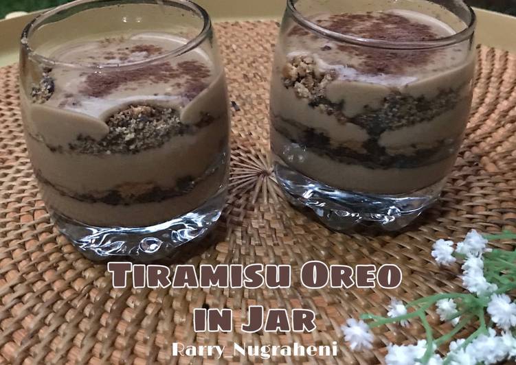 Resep Tiramisu Oreo in Jar Anti Gagal