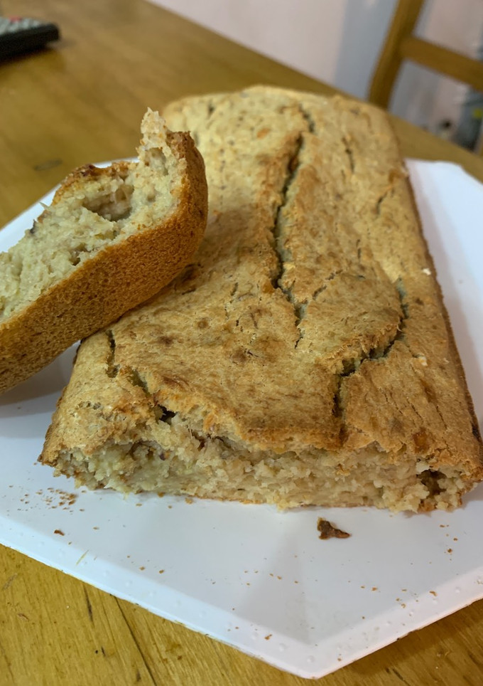 Una foto de Budín de avena y banana
