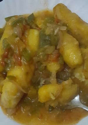 A picture of Matoke boiled #localfoodcontest_kisumu.