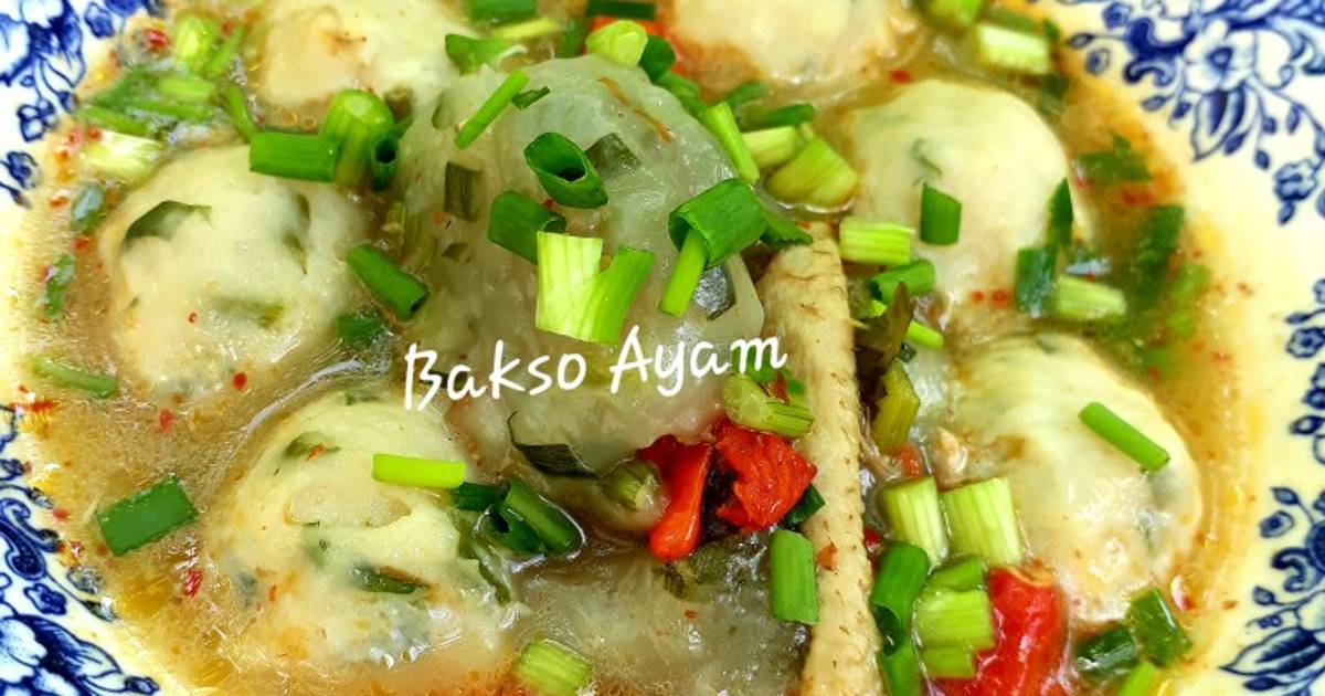 Resep Bakso Ayam Oleh Cut Listiya Cookpad