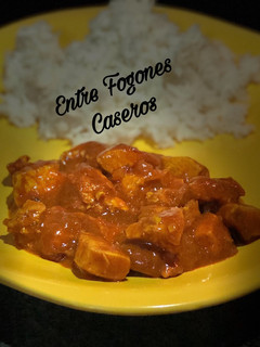 Una foto de Pollo tikka masala con preparado base en Olla Gm G