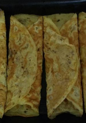 Una foto de Omelletes rellenos (versión económica)