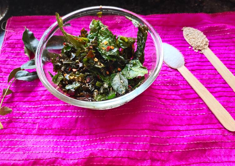 Recipe of Homemade Crispy spinach