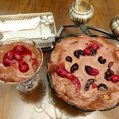 A picture of Cherry Chocolate Trifle.