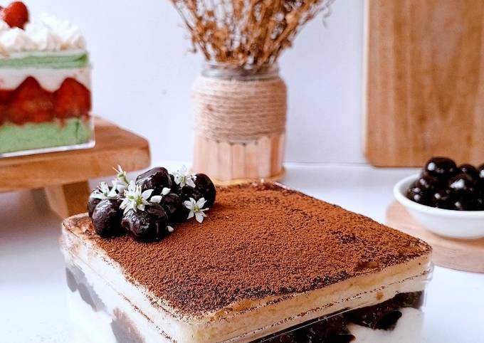 Resep Tiramisu Boba Dessert Box oleh Nay's Kitchen - Cookpad