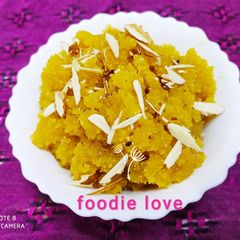 A picture of Moong Dal Halwa.