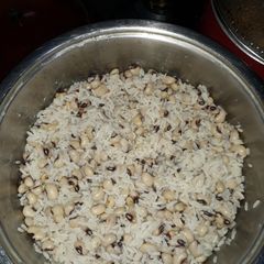 Rice and beans A picture of Rice and beans.