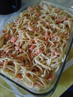 Foto de Macarrão com camarão