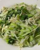 金針菇炒青江菜