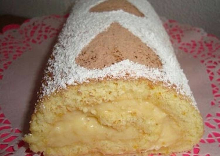 Brazo de gitano con crema