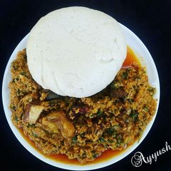 A picture of Pounded yam.