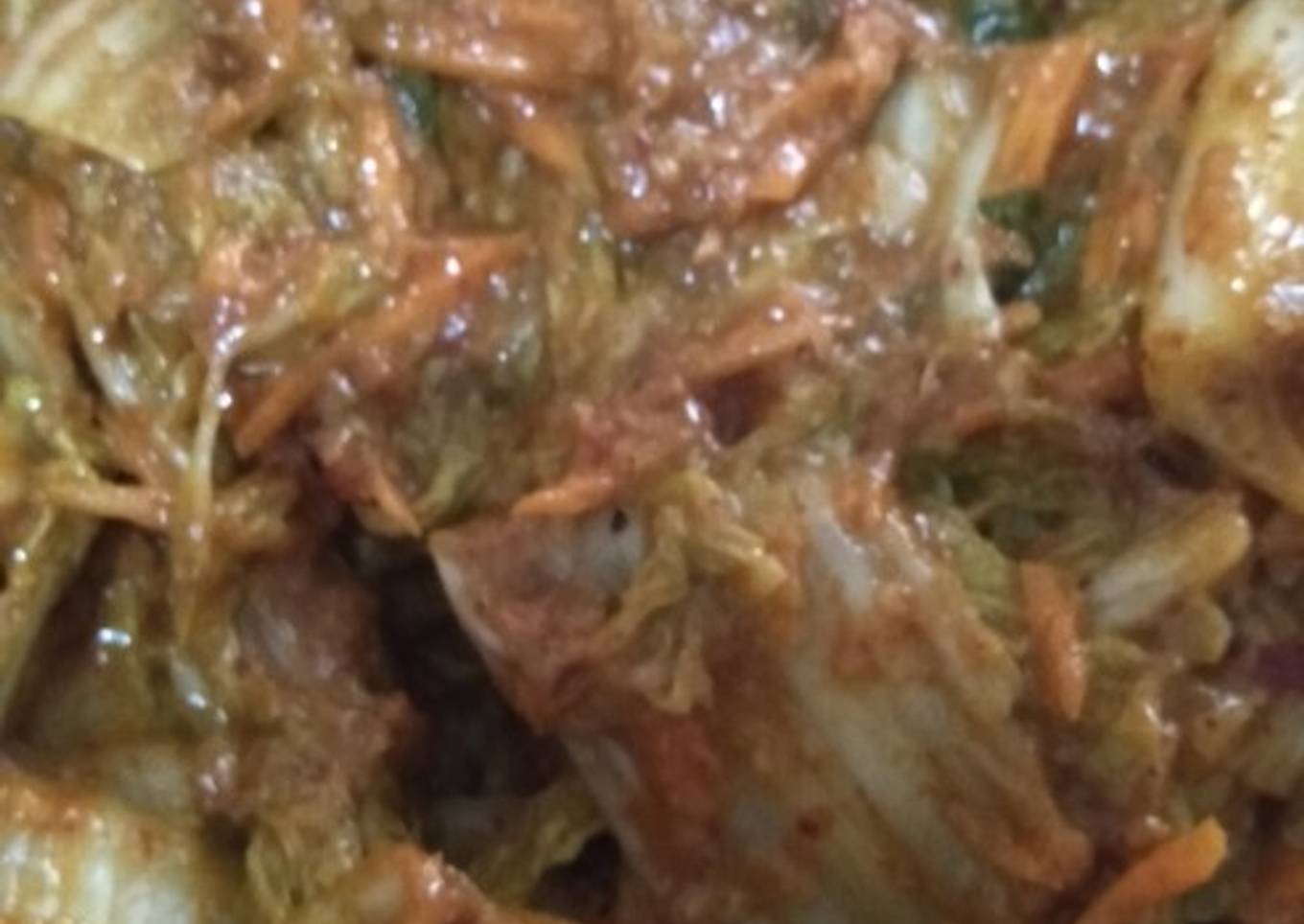 Kimchi sawi putih