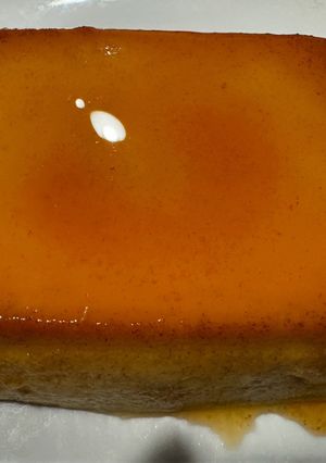 A picture of Banana Flan.