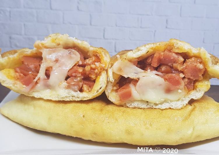 Cara Gampang Membuat Pizza goreng/panzerotti Anti Gagal