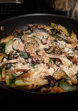 A picture of Pan-fried Zucchini Gratin.