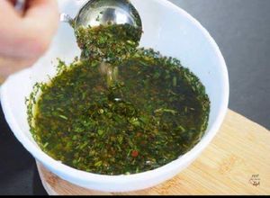 Una foto de Chimichurri de cerveza