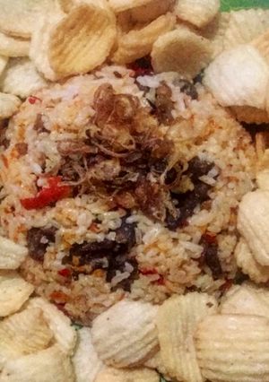 Foto resep Nasi Goreng Pedas Ayam Suwir Krispy