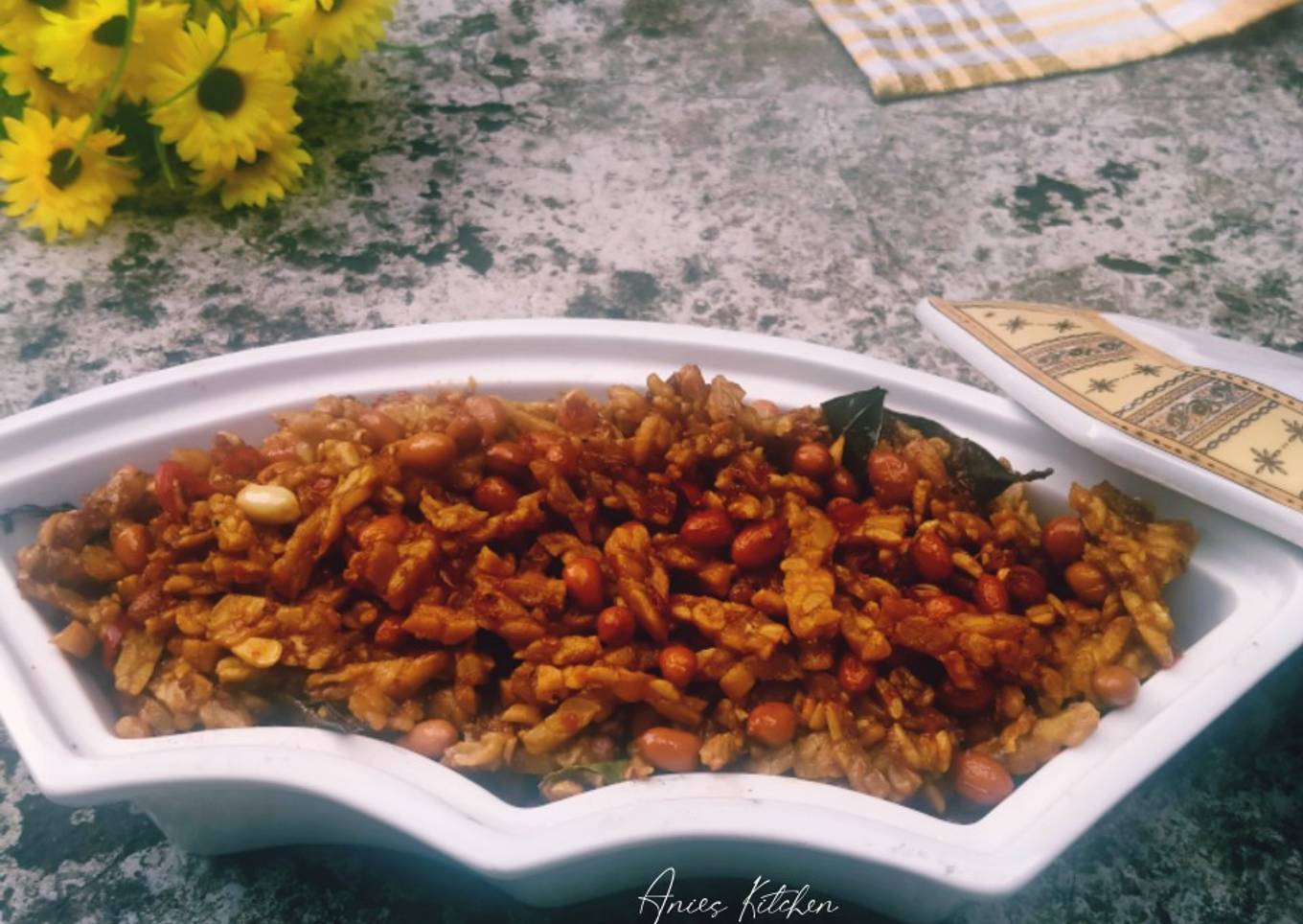 Kering Tempe Kacang Pedas Manis