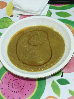 Una foto de Crema de verduras con huevo