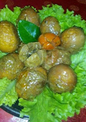 Foto resep Telur Coklat Bumbu Rujak