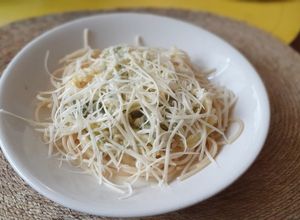 Una foto de Spaghetti al limón
