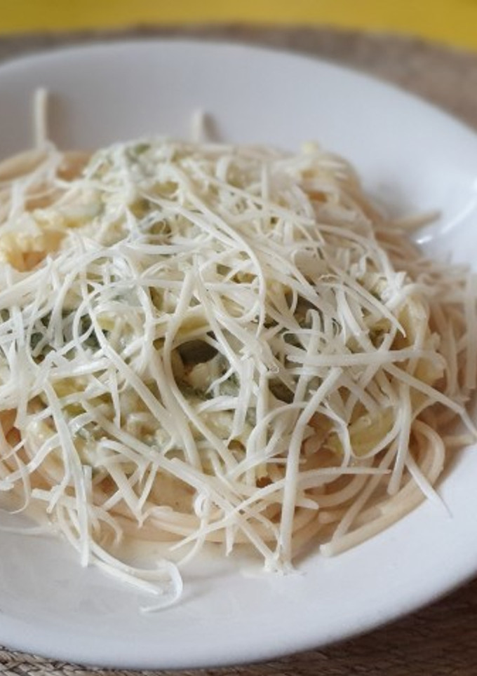 Una foto de Spaghetti al limón