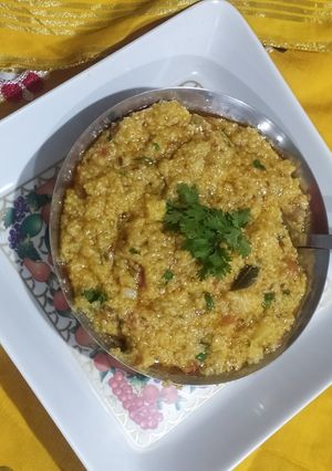 A picture of Bhagar khichadi.