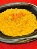 Risotto con crema alla curcuma