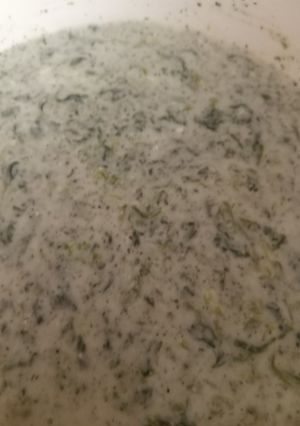 عکسی از دستور ماست اسفناج و جاشیر
