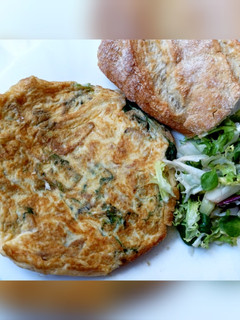 Una foto de Tortilla de espinaca