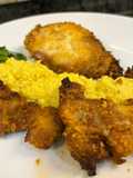 Pollo marinado rebozado con punto asiático en Airfryer Cosori