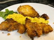 Una foto de soja air fryer