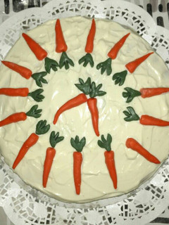 Una foto de Carrot cake