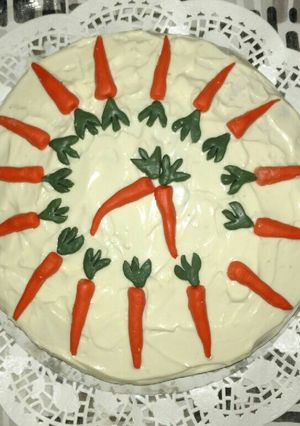 Una foto de Carrot cake