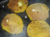 Bombitas de papa o calabaza con queso sin aceite