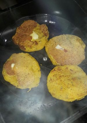 Una foto de Bombitas de papa o calabaza con queso sin aceite