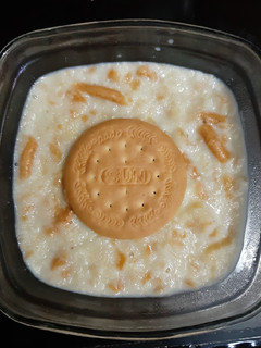 Foto resep Snack Mpasi puding susu biskuit 11m+