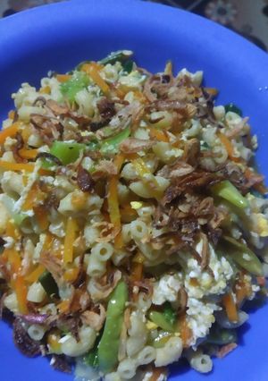 Foto resep Makaroni orak Arik telur
