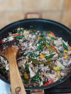 Foto resep Ikan tongkol tumis lombok ijo