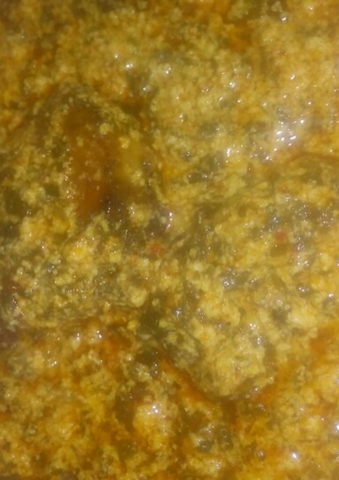 A picture of Local egusi soup.