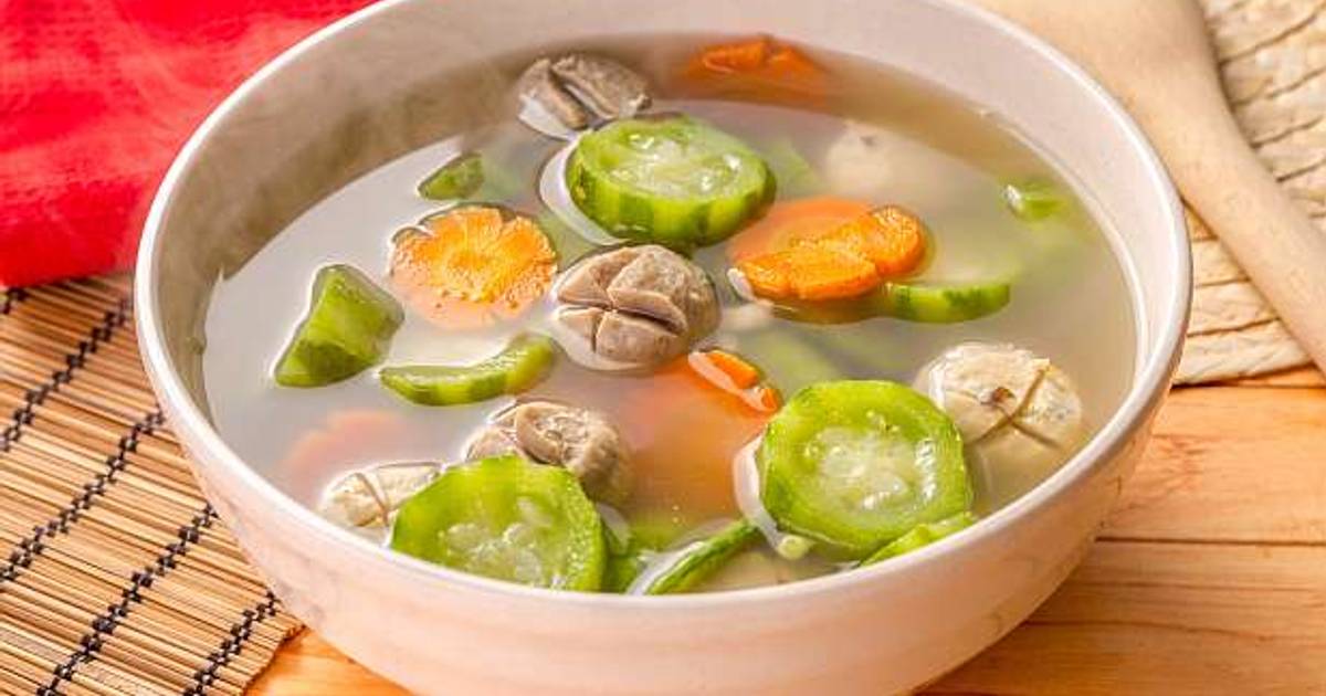 Resep Resep Sup Oyong Wortel Bakso Oleh Dapurkobe Cookpad