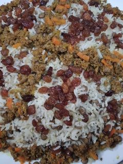 عکسی از دستور عدس پلو