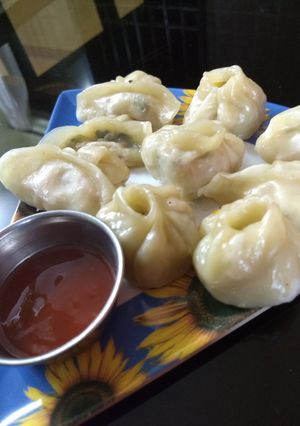 A picture of Veg momos.