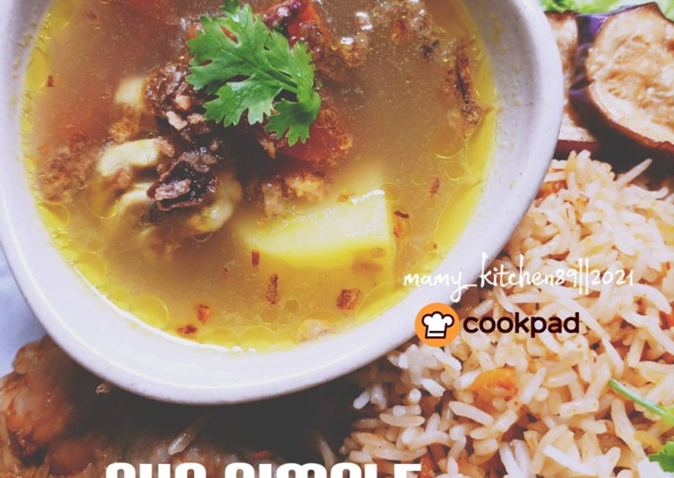 🇸🇦 Sup Simple Nasi Arab