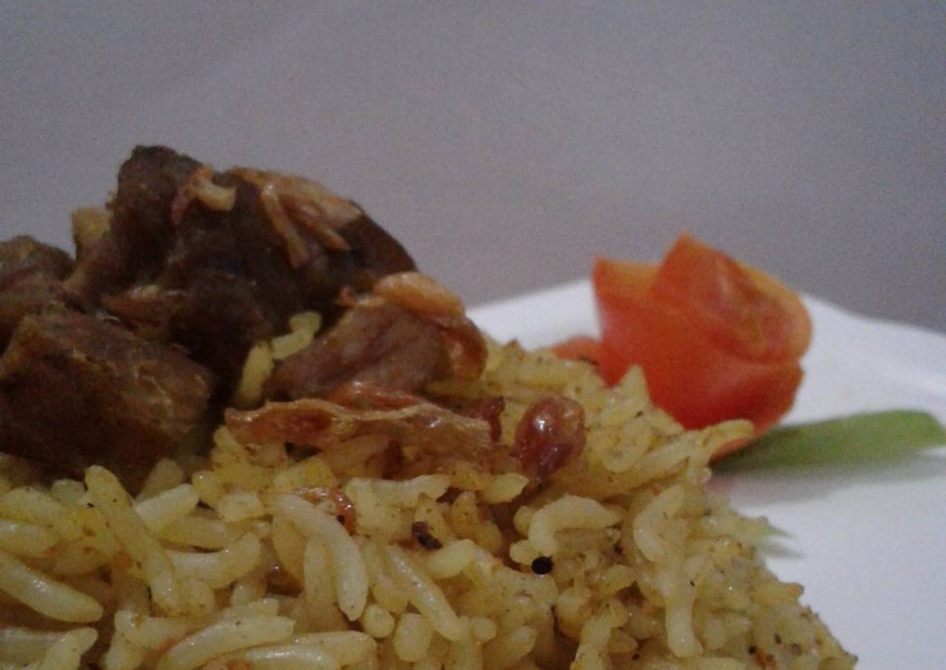 Nasi biryani simple